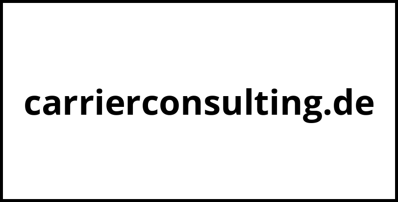 carrierconsulting.de