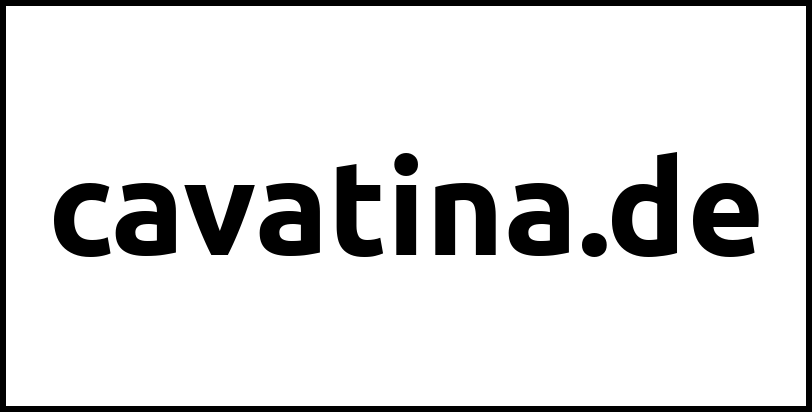 cavatina.de