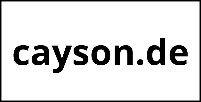 cayson.de