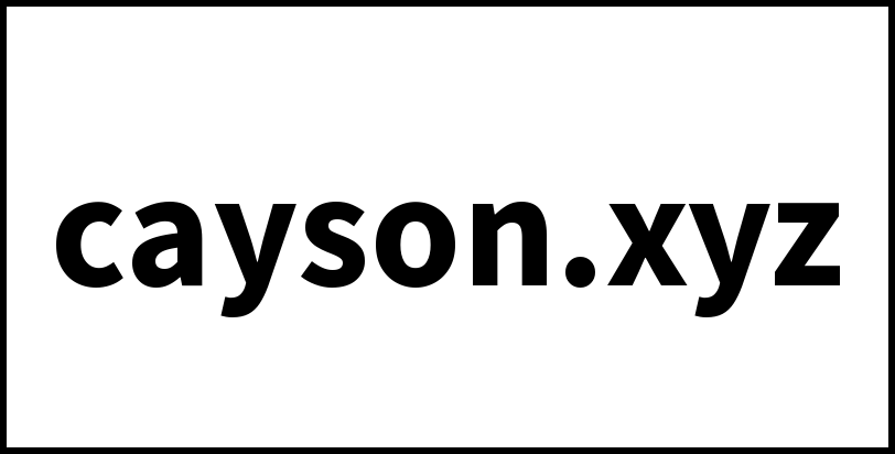 cayson.xyz