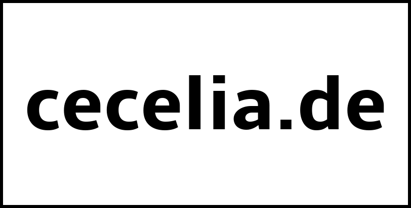 cecelia.de