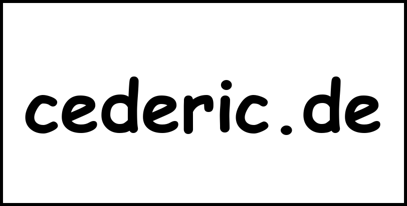 cederic.de