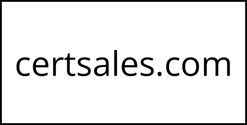 certsales.com