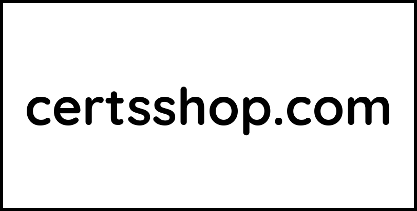 certsshop.com