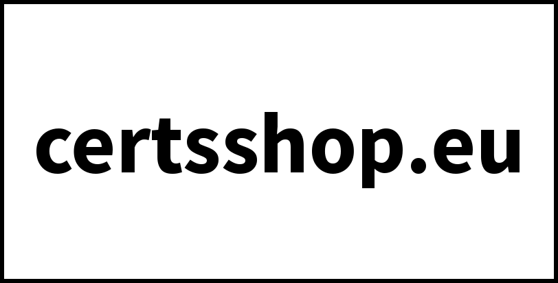 certsshop.eu