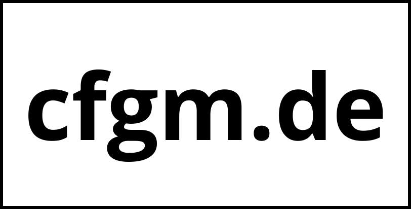 cfgm.de