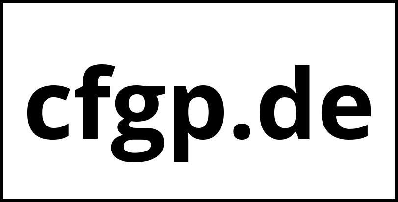 cfgp.de