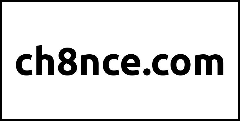 ch8nce.com