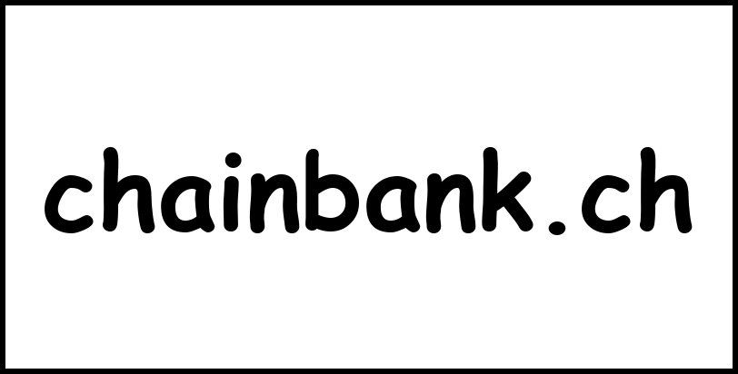 chainbank.ch