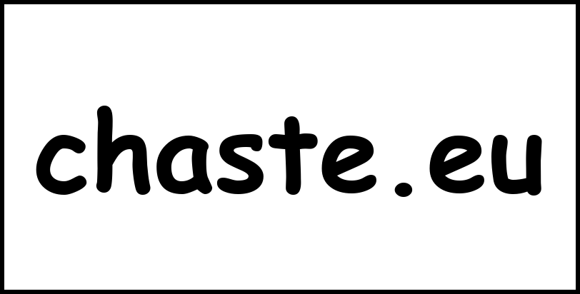 chaste.eu