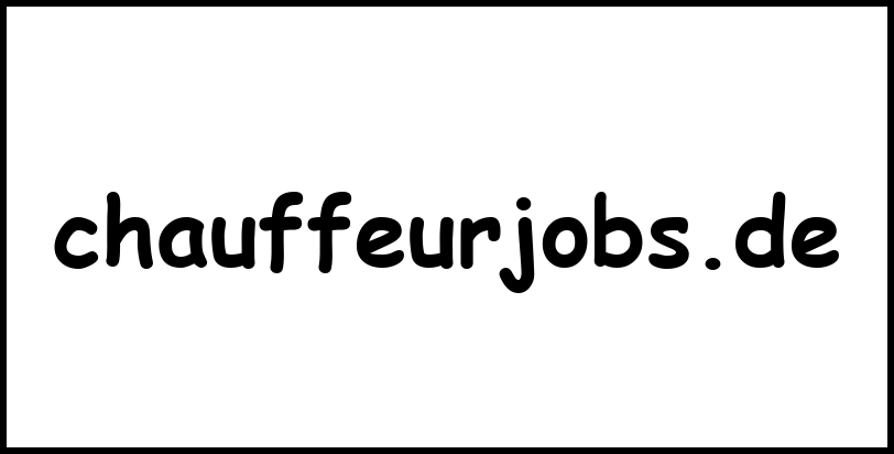chauffeurjobs.de