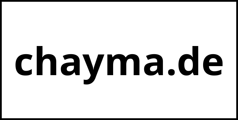 chayma.de