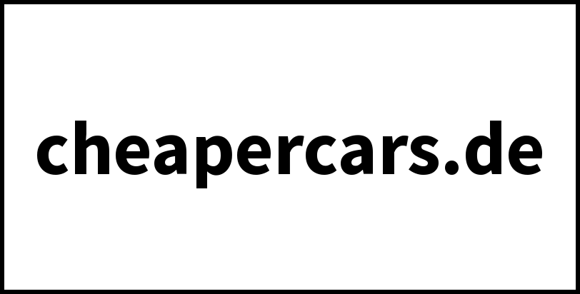 cheapercars.de