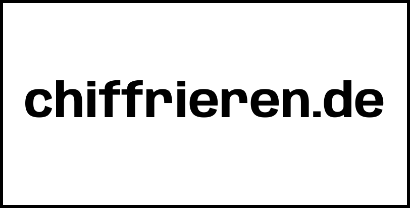 chiffrieren.de