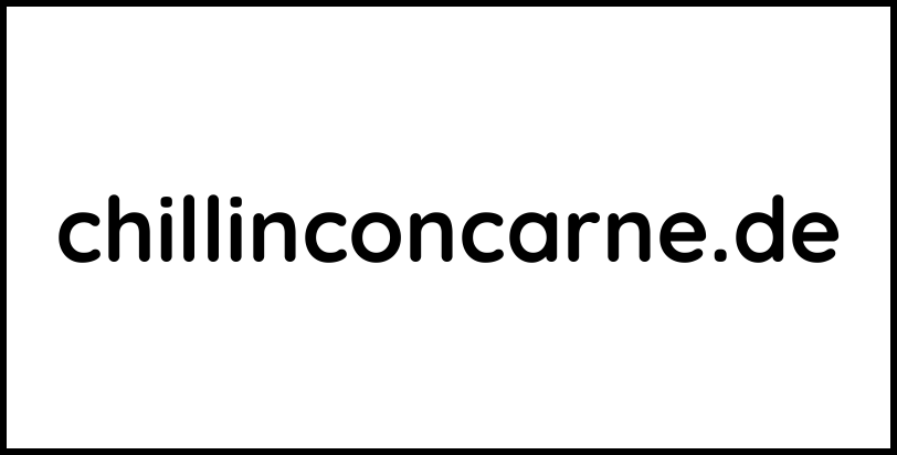 chillinconcarne.de
