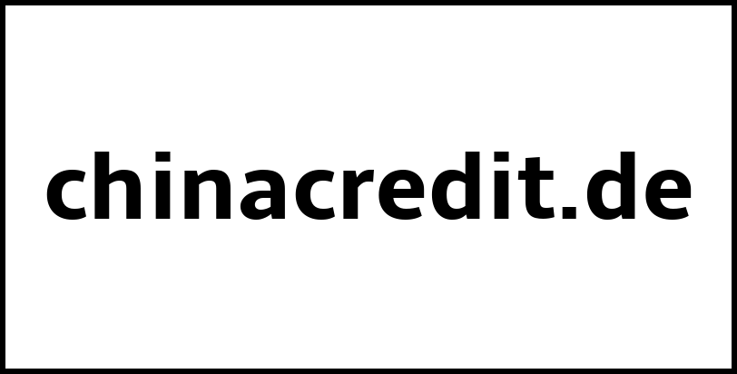 chinacredit.de