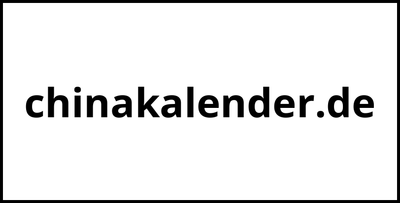 chinakalender.de