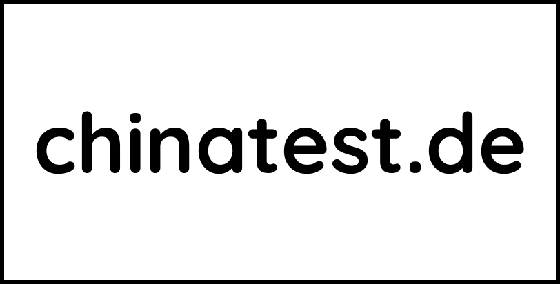 chinatest.de