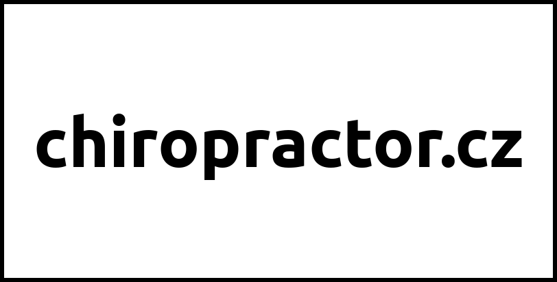 chiropractor.cz