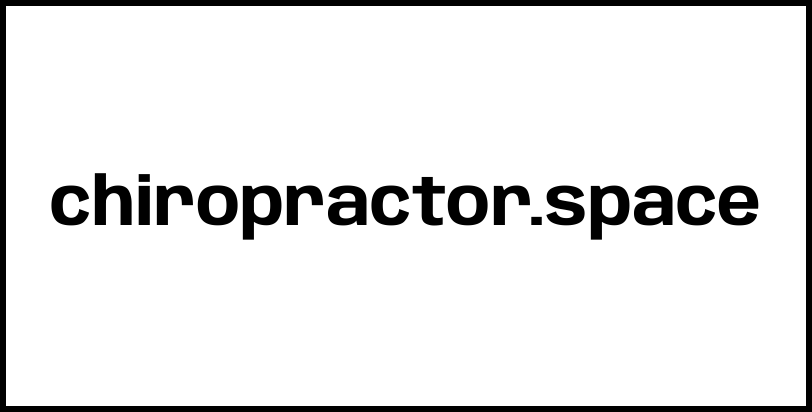 chiropractor.space