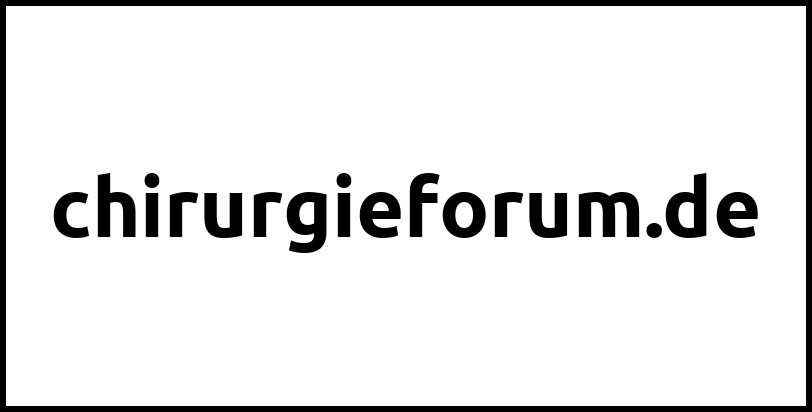 chirurgieforum.de
