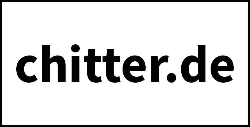 chitter.de
