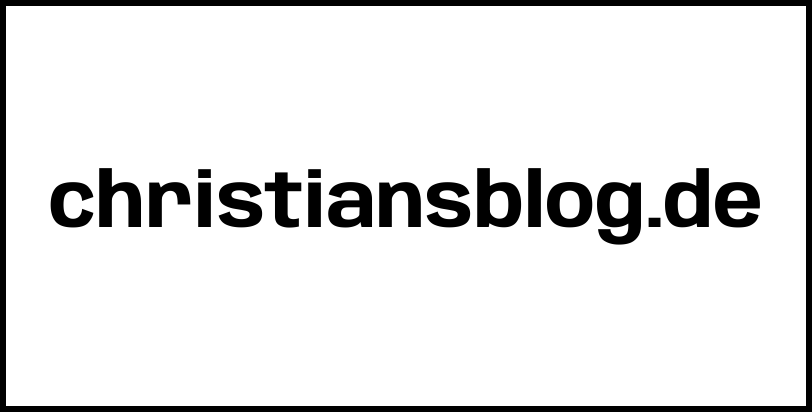 christiansblog.de