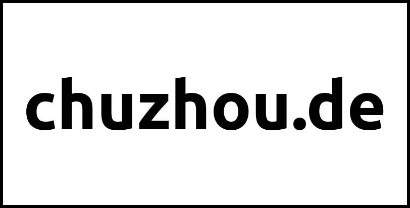 chuzhou.de