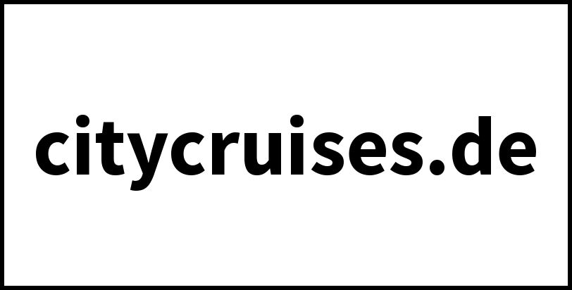 citycruises.de