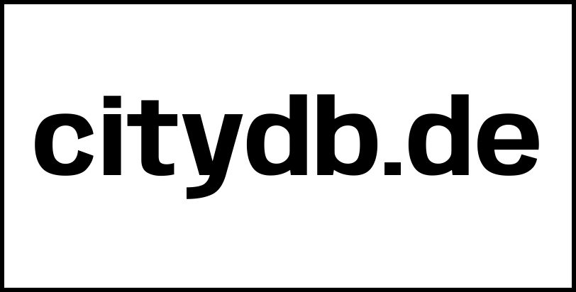 citydb.de