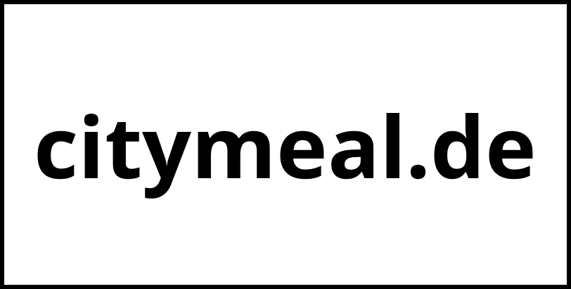 citymeal.de