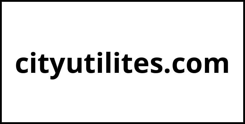 cityutilites.com