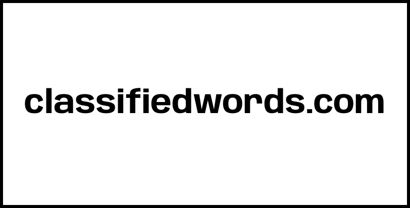 classifiedwords.com