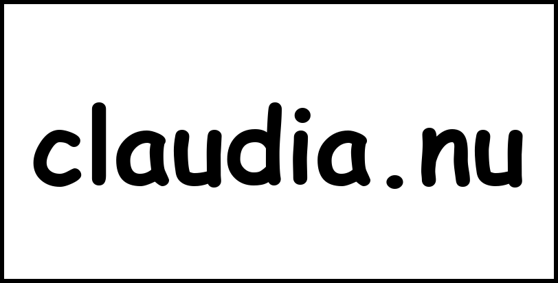 claudia.nu