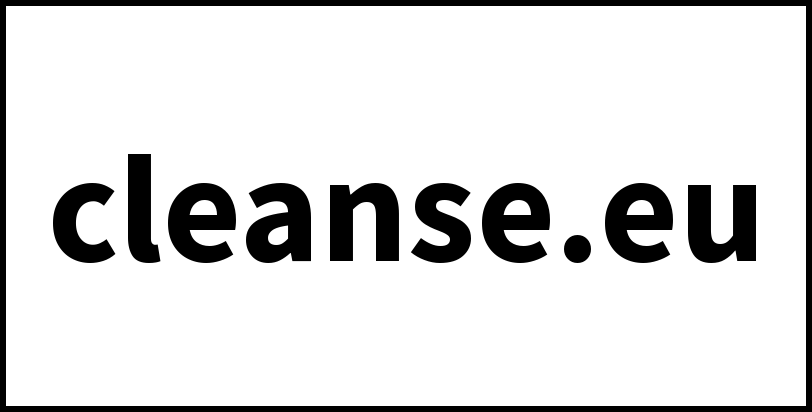 cleanse.eu