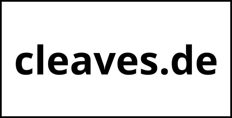 cleaves.de
