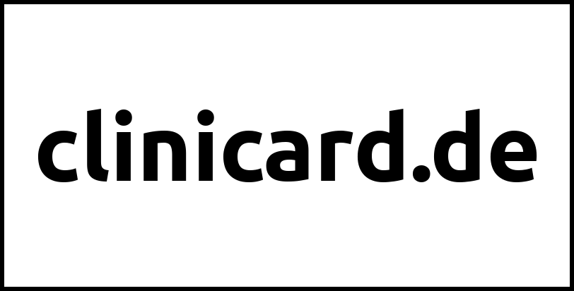 clinicard.de