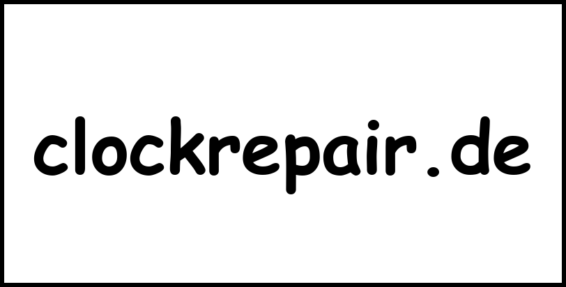 clockrepair.de