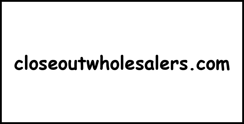 closeoutwholesalers.com