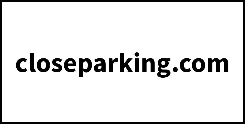 closeparking.com