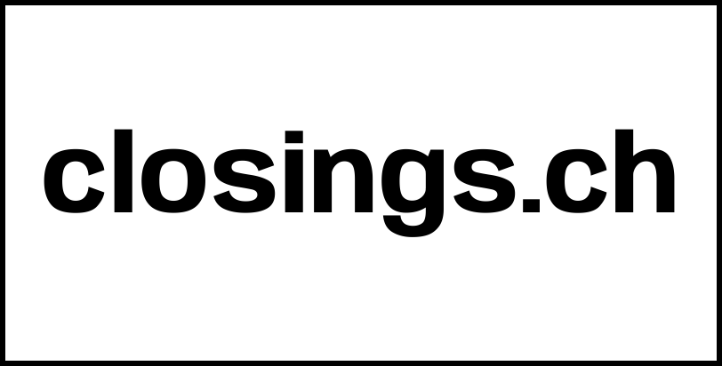 closings.ch