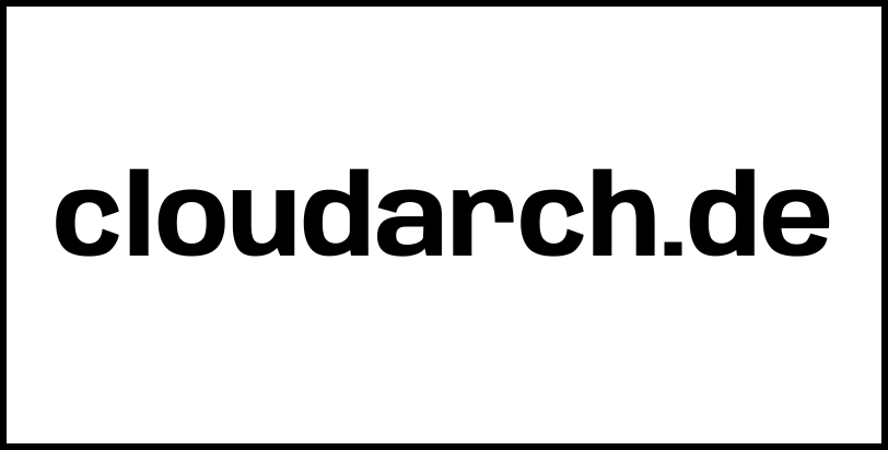 cloudarch.de