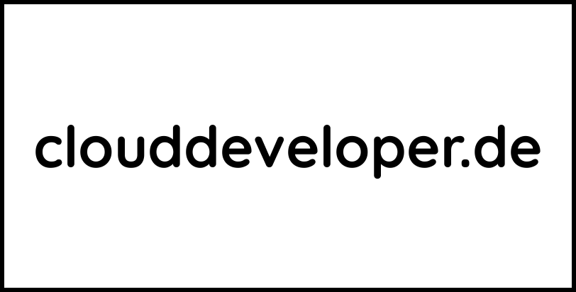 clouddeveloper.de