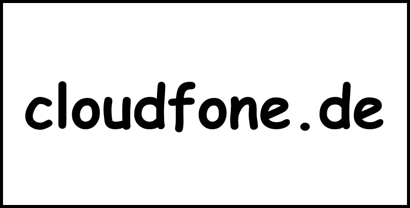 cloudfone.de