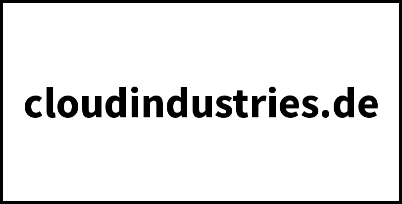 cloudindustries.de