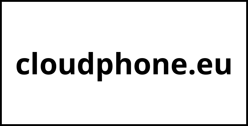cloudphone.eu