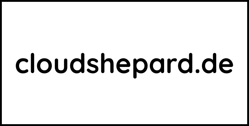 cloudshepard.de