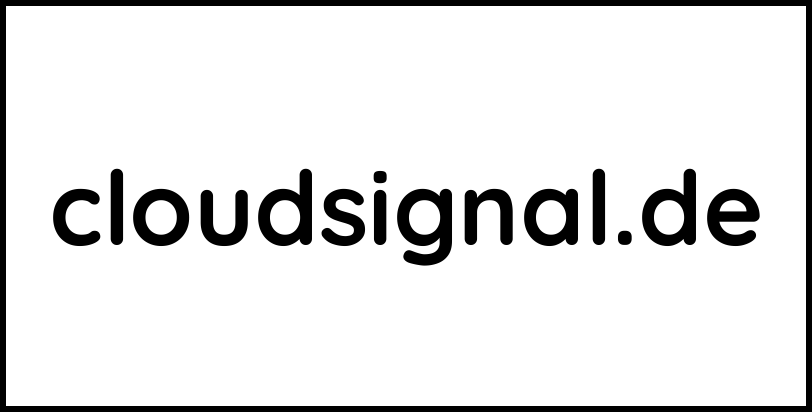 cloudsignal.de