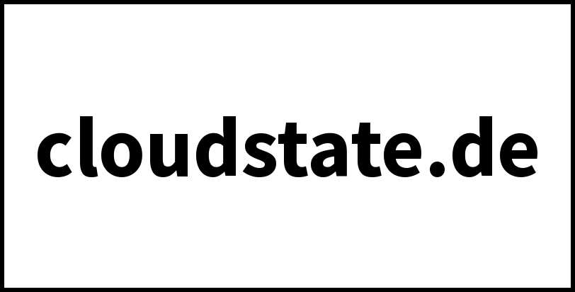 cloudstate.de