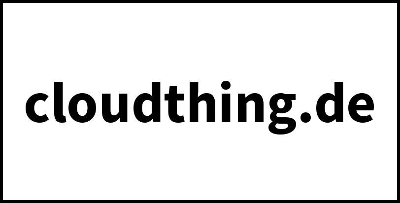 cloudthing.de